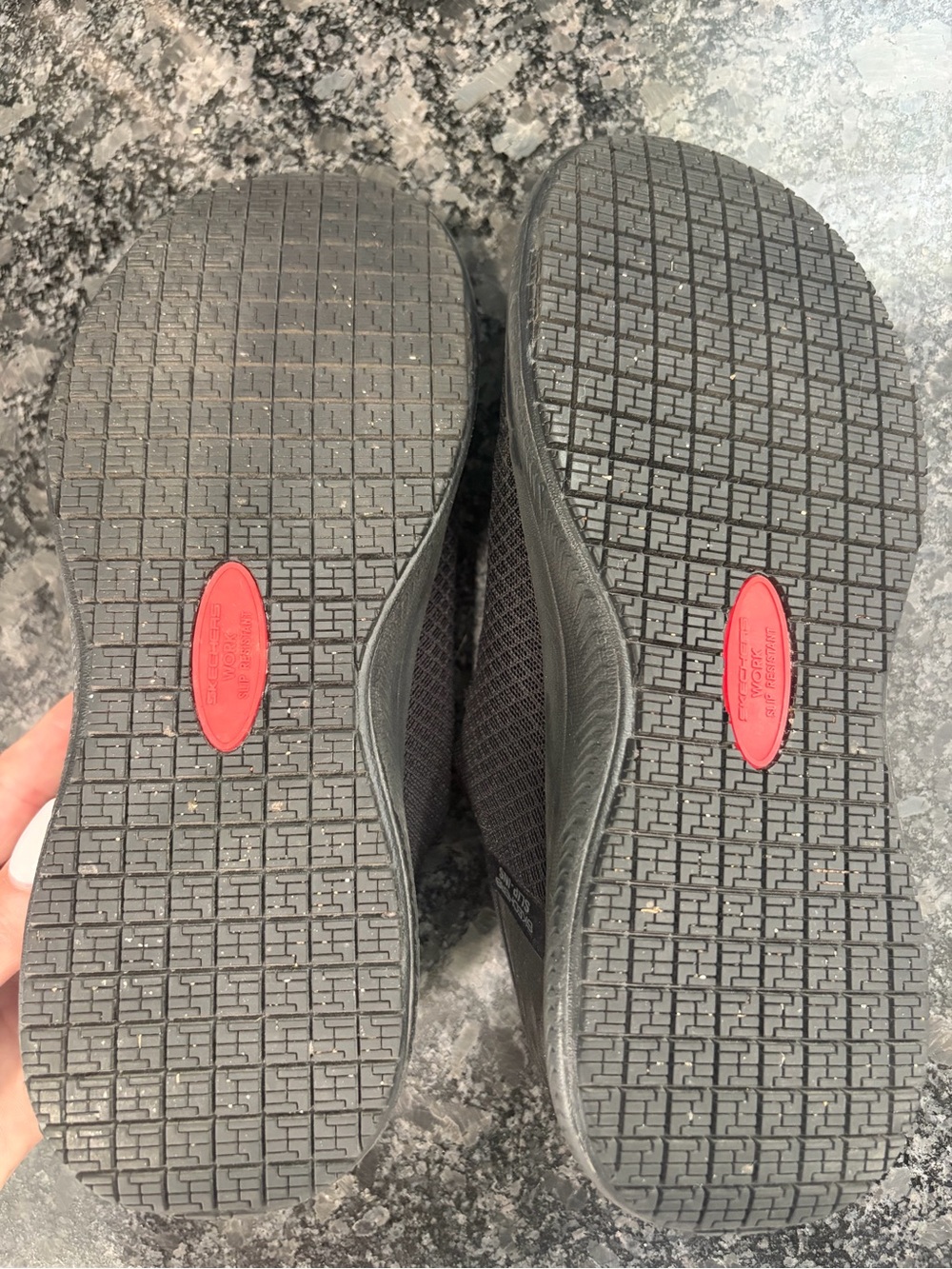 Skechers Black Knit Slip-On Sneakers - Picture 3 of 5